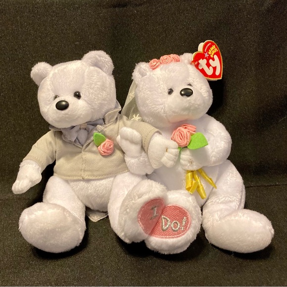 Ty duo “We Do” wedding Teddy bears - Picture 2 of 9